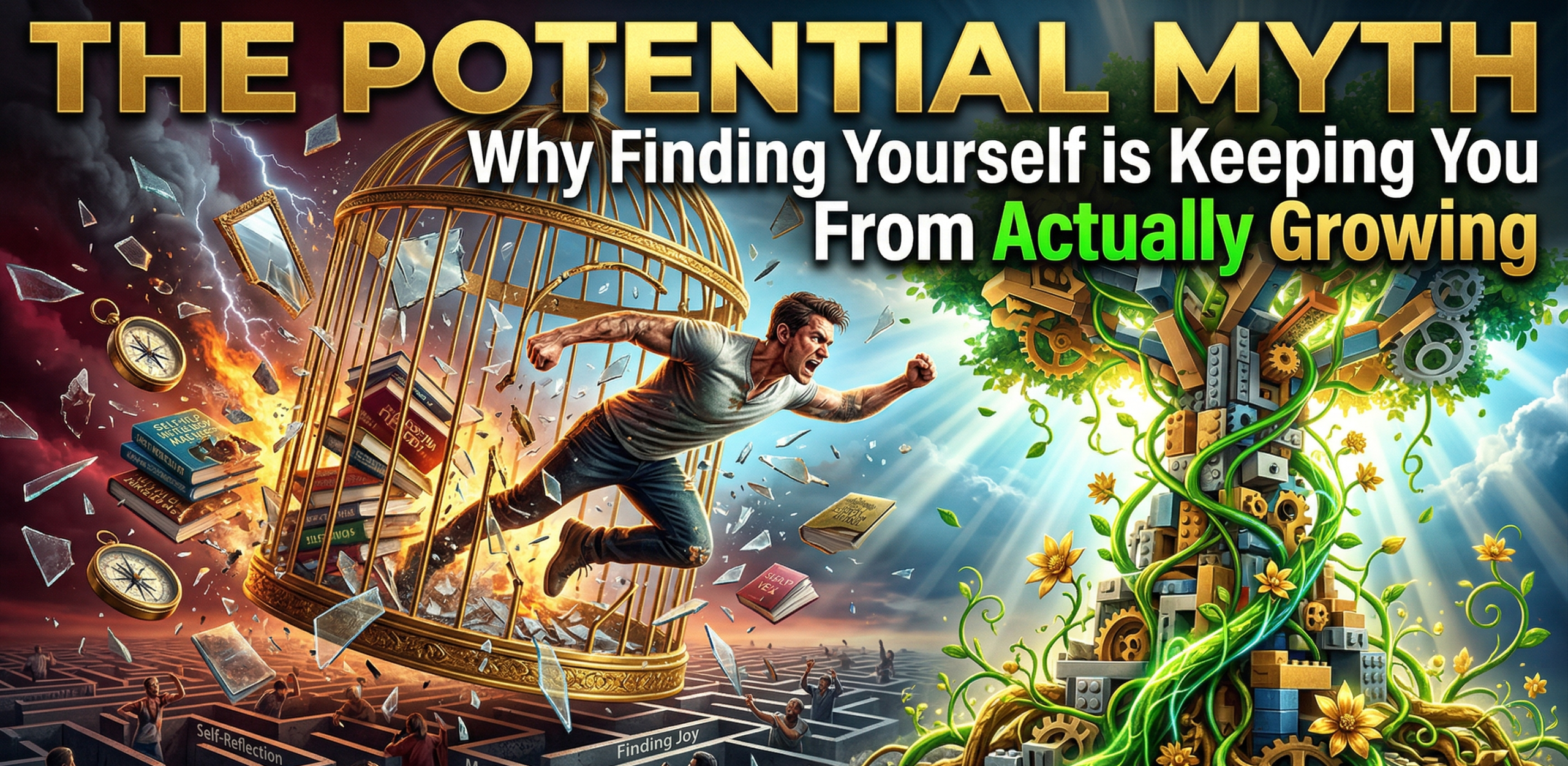 The Potential Myth: Why “Finding Yourself” is Keeping You From Actually Growing